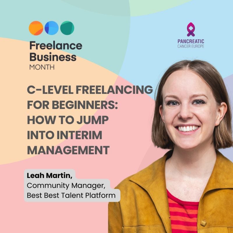 C-level freelancers for beginners, featuring Leah Martin